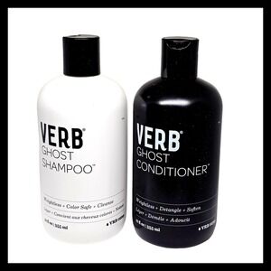 Verb GHOST Shampoo and Conditioner 12 OZ DUO Weightless Color Safe Cleanse Soft